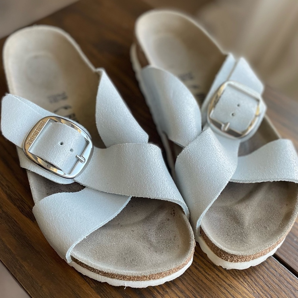 Birkenstock Siena slide sandal, size 39, like new condition